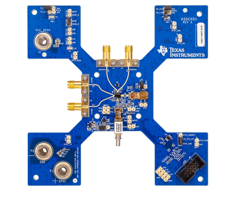 Mechanical Drawing - Texas Instruments ONET1130EC-EVM Evaluation Module